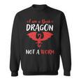 I Am A Book Dragon Not A Worm Sweatshirt