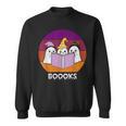 Book Ghost Reading Halloween Teacher For Men Women Sweatshirt