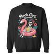 Book Girl Summer Skeleton Reading Books Lovers Beach Sweatshirt Book Girl Summer Skeleton Reading Books Lovers Beach Sweatshirt
