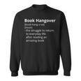 Book Hangover Definition Description Sweatshirt