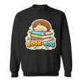 Book Hog Lover Hedgehog Owner Erinaceinae Bookworm Pun Joke Sweatshirt