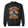 Book Lover Bookish Witchy Reading Bad A Witch Book Club Sweatshirt
