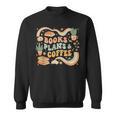 Book Lover Coffee Plants Retro Cozy Succulent Reading Groovy Sweatshirt Book Lover Coffee Plants Retro Cozy Succulent Reading Groovy Sweatshirt