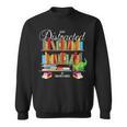 Book Lover Distracted By Books & Dragons Bookworm Sweatshirt