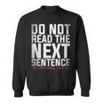 Book Lover Idea Reading Sweatshirt