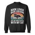 Book Lover Maine Coon Mom Just One More Chapter With My Cat Sweatshirt