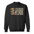Book Lover For Men Women Reader Cool Librarian Sweatshirt