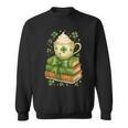 Book Lover St Patricks Day Teacher Cosy Librarycore Sweatshirt