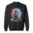 Book Lovers Cool Astronaut Reading Books In Space Kids Sweatshirt