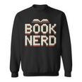 Book Nerd Retro Pixel Reading Librarian Aesthetic Sweatshirt