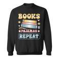 Book And Pajama Books Pajamas Repeat Librarian Sweatshirt Book And Pajama Books Pajamas Repeat Librarian Sweatshirt