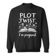 Book Reader Bookworm Plot Twist I'm Pregnant Sweatshirt Book Reader Bookworm Plot Twist I'm Pregnant Sweatshirt