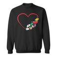 Book Reading Books Heart Sweatshirt