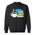 Book Reading And Coffee Books And Coffee Sweatshirt