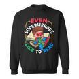 Book Reading Superheroes Like To Read Sweatshirt Book Reading Superheroes Like To Read Sweatshirt