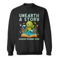 Book Sea Turtle Summer Reading 2026 Unearth a Story Sweatshirt Book Sea Turtle Summer Reading 2026 Unearth a Story Sweatshirt