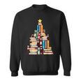 Booklovers Christmas Book Tree Sweatshirt