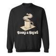 Books And Brews Coffee Reader Library Bibliophile Bookworm Sweatshirt Books And Brews Coffee Reader Library Bibliophile Bookworm Sweatshirt