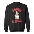 Books And Cats Book Lovers Cat Lovers Teacher Writer Sweatshirt