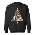 Books Christmas Tree Reading Club Librarian Library Xmas Sweatshirt