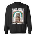 More Books Less People Mystic Book Rainbow Reading Book Sweatshirt More Books Less People Mystic Book Rainbow Reading Book Sweatshirt