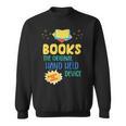 Books The Original Hand Held Device Librarian Read Teacher For Men Women Kids Sweatshirt