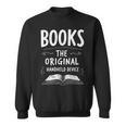 Books The Original Handheld Device Book Reading Sweatshirt Books The Original Handheld Device Book Reading Sweatshirt