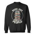 Books Over People Rainbow Reading Bookworm Book Lovers Sweatshirt Books Over People Rainbow Reading Bookworm Book Lovers Sweatshirt