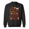 Books And Pumpkin Spice Cute Fall Aesthetic Sweatshirt