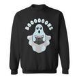 Books Reader Creepy Horror On Halloween Ghost Reading Sweatshirt