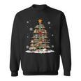 Bookshelf Christmas Tree Books For Book Lovers And Librarian Sweatshirt Bookshelf Christmas Tree Books For Book Lovers And Librarian Sweatshirt