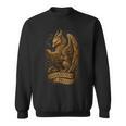 Bookworm & Proud Griffin Reading Book Vintage Fantasy Reader Sweatshirt Bookworm & Proud Griffin Reading Book Vintage Fantasy Reader Sweatshirt