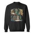 Bookworm Dragons Reading Book Dragons And Books Sweatshirt Bookworm Dragons Reading Book Dragons And Books Sweatshirt