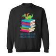 Bookworm Easily Distracted By Dragons And Books Reader Sweatshirt
