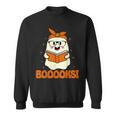 Booooks Ghost Boo Read Books Library Teacher Halloween Cute For Men Women Kids Sweatshirt