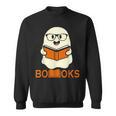 Booooks Ghost Boo Read Books Library Teacher Halloween Cute Men Women Kids Sweatshirt Booooks Ghost Boo Read Books Library Teacher Halloween Cute Men Women Kids Sweatshirt