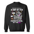 Breast Cancer Think Pink Book Reading Lover Sweatshirt