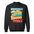 Bronson's Reading Shirt Personalized Book Reading Sweatshirt Bronson's Reading Shirt Personalized Book Reading Sweatshirt