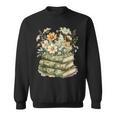 Camo Floral Books Wildflower Botanical Reading Lover Sweatshirt Camo Floral Books Wildflower Botanical Reading Lover Sweatshirt