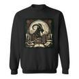 Capricorn Zodiac Art Academia Aesthetic Book Lover Sweatshirt