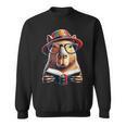 Capybara Bookworm Rodent Reading a Book Sweatshirt