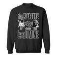 Cat Chocolate Books All Mine Sweatshirt