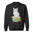 Cats And Books Lover Persian Cat For Men Women Kids Sweatshirt