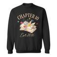 Chapter 10 Years Old For Book Lover 10th Birthday Bookworm Sweatshirt