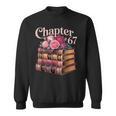 Chapter 67 Floral Book Stack Sweatshirt
