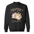 Chapter 7 Years Old For Book Lover 7th Birthday Bookworm Sweatshirt