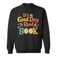 Cheerful Good Day To Read A Book Cozy Warm Bookworm Sweatshirt