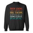 Christian Women Retro Homeschool Mama Book Loving Field Trip Sweatshirt Christian Women Retro Homeschool Mama Book Loving Field Trip Sweatshirt