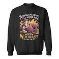 Coffee Book Witchcraft Witch Witches Bookish Reader Reading Sweatshirt