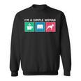 Coffee Books And Boston Terrier Dog Sweatshirt